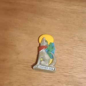 Vtg Hoover Dam Souvenir Fridge Magnet
